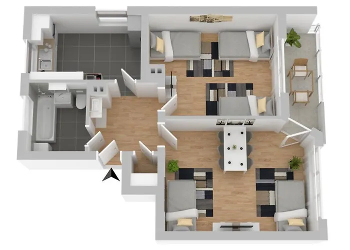 -cs24- 2 With Balcony - Ha05 * Hagen (Arnsberg)
